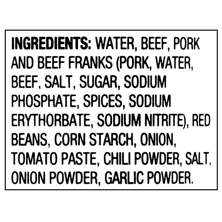 Great Value Chili with Beans and Franks, 15 oz Can