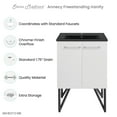 thumbnail image 2 of Swiss Madison SM-BV212MB Annecy 24" Free Standing Single Basin Vanity Set - White / Matte, 2 of 12