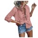 thumbnail image 1 of Gibobby Tirantes Para&nbsp;Camisa Blusa de mujer Tops Camiseta sexy sólida（Rosa， XXXXL), 1 of 5
