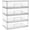 4 Pack, 12.1’’ Wide, variant on Acrylic Storage Containers - 4 Pack, Stackable Storage Bins Set for Bathroom Organization - Clear Acrylic Drawer Organizers - Makeup Case Pull-Out Drawers (12.1’’ Wide)