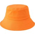 thumbnail image 6 of CoCopeaunts Cotton Bucket Hats for Women Lightweight Packable Beach Big Brim Fisherman Hat with Adjustable Chin Strap Sun Cap, 6 of 8