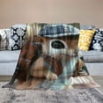 thumbnail image 2 of Chilfamy Squirrel Throw Blanket, Flannel Throw Blanket Sofa Chair Cover Decorative for Bed Couch Soft Chair, Pattern Throw Travel Nap Throws Blanket  40x50in, 2 of 6