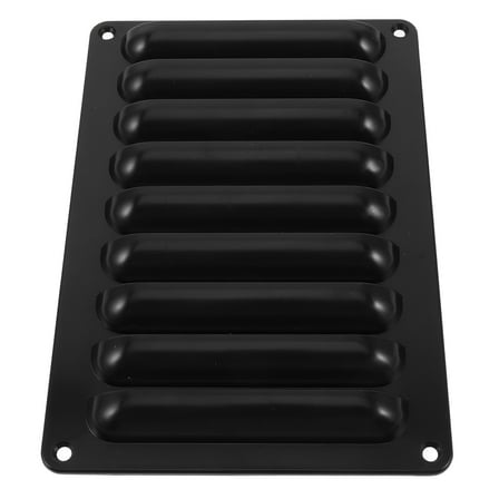 Masteelf Universal RV Air Vent Grille Cover for Trailers Boats with Black Plastic Material 1 Set