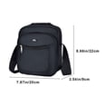 thumbnail image 3 of Oferta por Tiempo Limitado, El nuevo bolso de hombro informal de lona para hombre, estilo vertical, maletín de negocios, mochila de hombro de moda para salir. Akmoler, 3 of 7