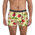 thumbnail image 4 of Wukai Cherries and Ladybirds Print Men’s Underwear Breathable Boxer Briefs,&nbsp;Moisture Wicking & Breathable-Large, 4 of 7