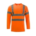 thumbnail image 5 of KS07 - Kolossus AirFlex ANSI Class 3 Compliant High Visibility Long Sleeve Safety Shirt - Orange, 5 of 8