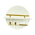 thumbnail image 2 of veasfak Key Holder Wall Mount Multifunctional Wall Shelf for Office Hallway Entryway Style E, 2 of 9