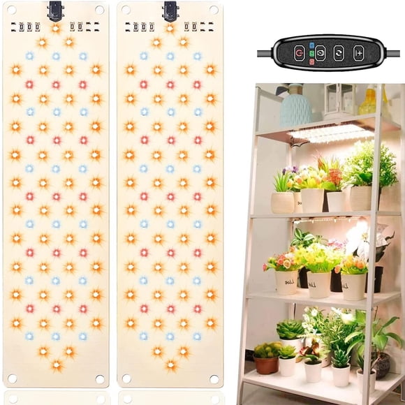 Luz de cultivo Rocoking 158 LED de espectro completo con temporizador y regulable