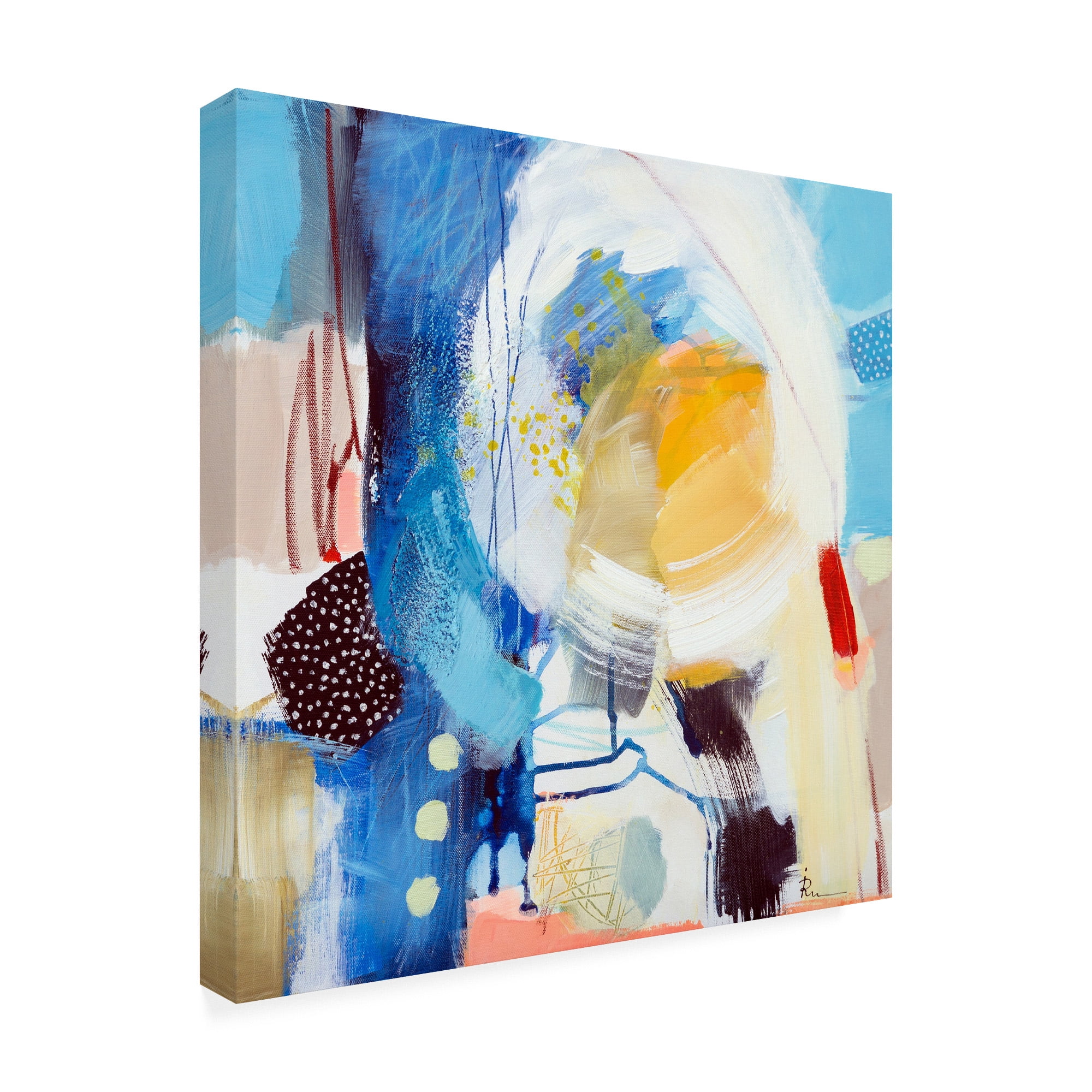 Trademark Fine Art 'Ira Ivanov Paint Expression Study 7' Canvas Art by Ira Ivanov