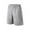 Gray, variant on Men's Textured Casual Shorts Summer Drawstring Elastic Waist Texture Vacation Outdoor Beach Shorts
