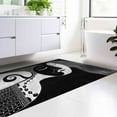 thumbnail image 4 of Modern Rug, Indoor Rugs, Modern Rug, Woman Drawing Rugs, Gift For Her Rug, Drawing Black and White Rug, Anti-Slip Carpet Rugs, Girl Room Rug, 1.7'x2.3' - 50x70 cm, 4 of 7