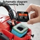 thumbnail image 2 of Tacómetro para Motocicleta, Medidor de Horas, RPM, Pantalla LCD para Cuatrimoto, Cortadora de Césped, Motor de Gasolina, Bujías, Resistente Al Agua., 2 of 5