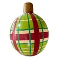 thumbnail image 3 of Bola de Navidad inflable de PVC para decoración de jardín, 60 cm, para fiesta de Navidad, Año Nuevo, patio, césped, porche, 3 of 5