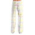 thumbnail image 4 of Trgacdwlo Plaid Soft Pajama Pants Women Fall Wide Leg Pajama Bottoms Women Elastic Waist Drawstring Cozy Soft Womens Sleep Pants, 4 of 4