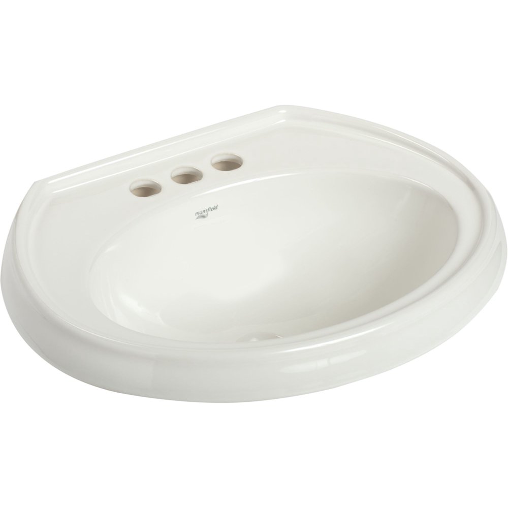 Mansfield 2574 Waverly 21" Vitreous China Drop In Bathroom Sink