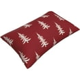 thumbnail image 5 of Christmas Pillow Covers 12x20 Inch Set of 2 Red Cream Christmas Tree Decor Throw Pillows Winter Xmas Holiday Outdoor Lumbar Cushion Cases for Couch Bed Decorations, 5 of 5