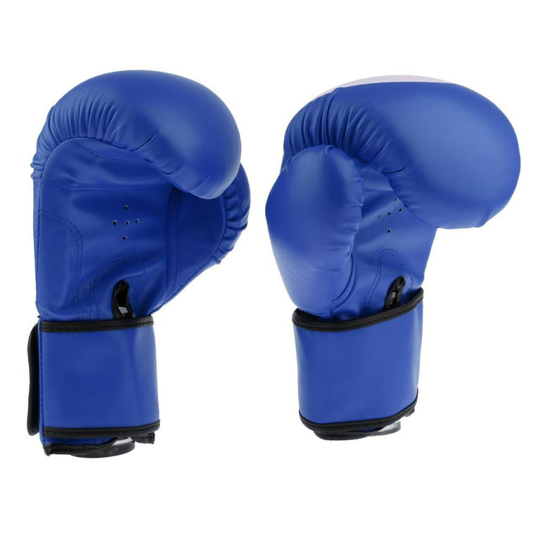 Propiedad Conciliador Mencionar Boxing Gloves Protective for Muay Thai/MMA/Kickboxing Blue - Walmart.com