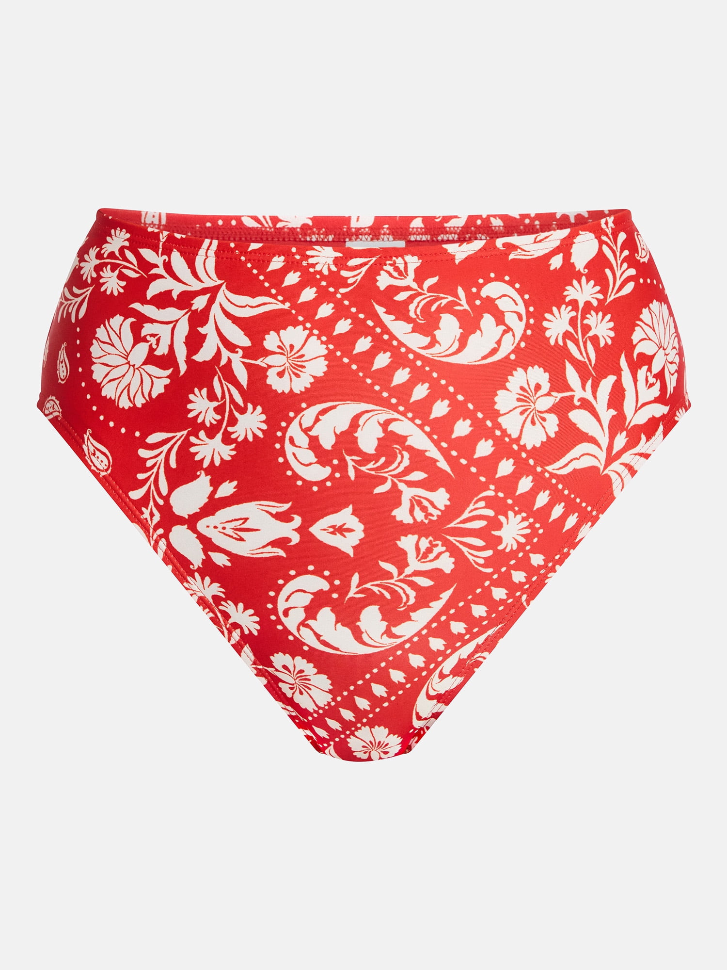 Time and Tru Women's and Women's Plus High Waisted Bikini Bottoms, Sizes XS-3X
