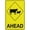 Warning Sign 4, variant on Caution Boom Lift In Operation Sign Warning Tin Sign Home Kitchen Farm Garden Garage Wall Decor 8"x12"
