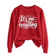 thumbnail image 3 of Christmas Sweatshirt for Men Women Long Sleeve Loose Casual Crewneck Pullover Sweatshirts for Couples, 3 of 5