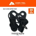 Ozark Trail Boat Cover Support Strap, Black Durable Poly, Bulk 4 Pack