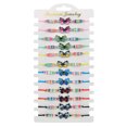 thumbnail image 1 of Pulseras para mujer, regalos para mujer, pulsera tejida de cerámica suave de aleación bohemia para niños, juego de 12 pulseras, pulsera de tarjeta de papel, 1 of 3