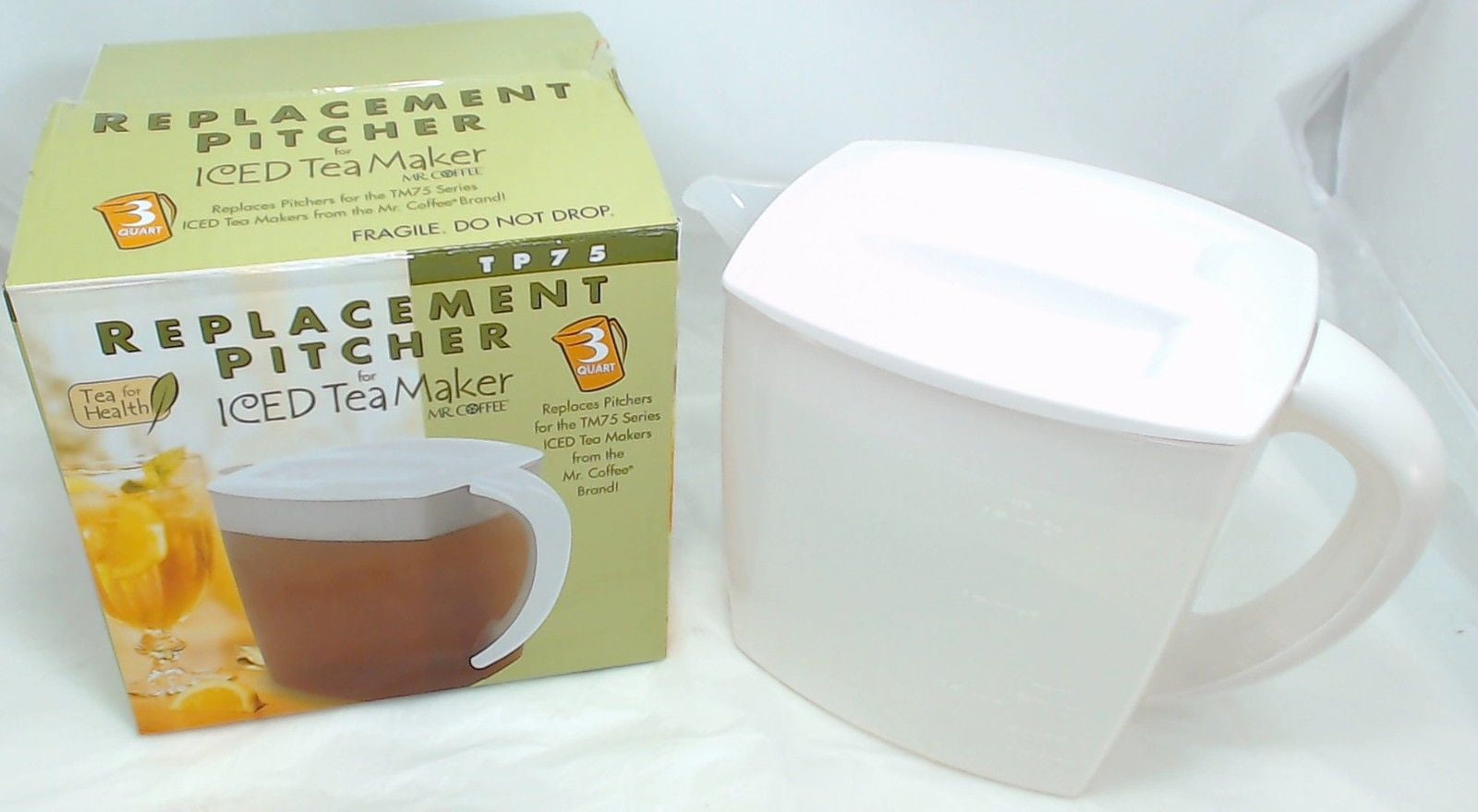 TP75, Ice Tea Maker Pitcher 3 Qt fits Mr. Coffee