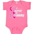 thumbnail image 3 of Inktastic Breast Cancer Awareness I Support My Grammy with Pink Ribbon Boys or Girls Baby Bodysuit, 3 of 5