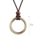 thumbnail image 4 of 2x Braided Leather Cord Necklace for Men Women Vintage Cord Chain Necklace with, 4 of 8