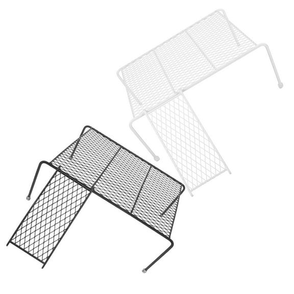 LOLIPPYY 1Set Farmhouse Chicken Coop Platform Rack with Ladder Iron Mesh Safe for Small Pets Assorted Color