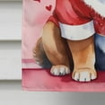 thumbnail image 4 of Tibetan Mastiff My Valentine House Flag 28 in x 40 in, 4 of 7