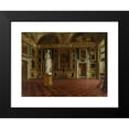 thumbnail image 2 of Francesco Maestosi 24x19 Black Modern Framed Museum Art Print Titled - Hall of the Iliad in the Pitti Palace, Florence (C. 1870), 2 of 5