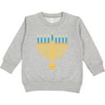 thumbnail image 2 of Inktastic Hanukkah Chanukah Menorah Toddler Sweatshirt, 2 of 4