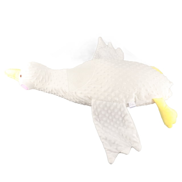 Almohada calmante para bebé, Peluches de ganso blanco, almohada para dormir para bebé, almohada de escape para recién nacido, los mejores materiales