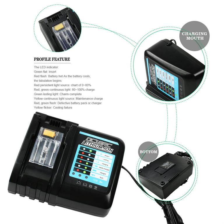 Lavex Battery Charger for 18V Lithium Ion Friction Welder Battery
