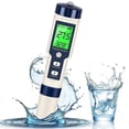 thumbnail image 1 of PH Meter & TDS Meter Digital Water Tester 5 in 1 Salinity Tester PH Temp EC and, 1 of 5