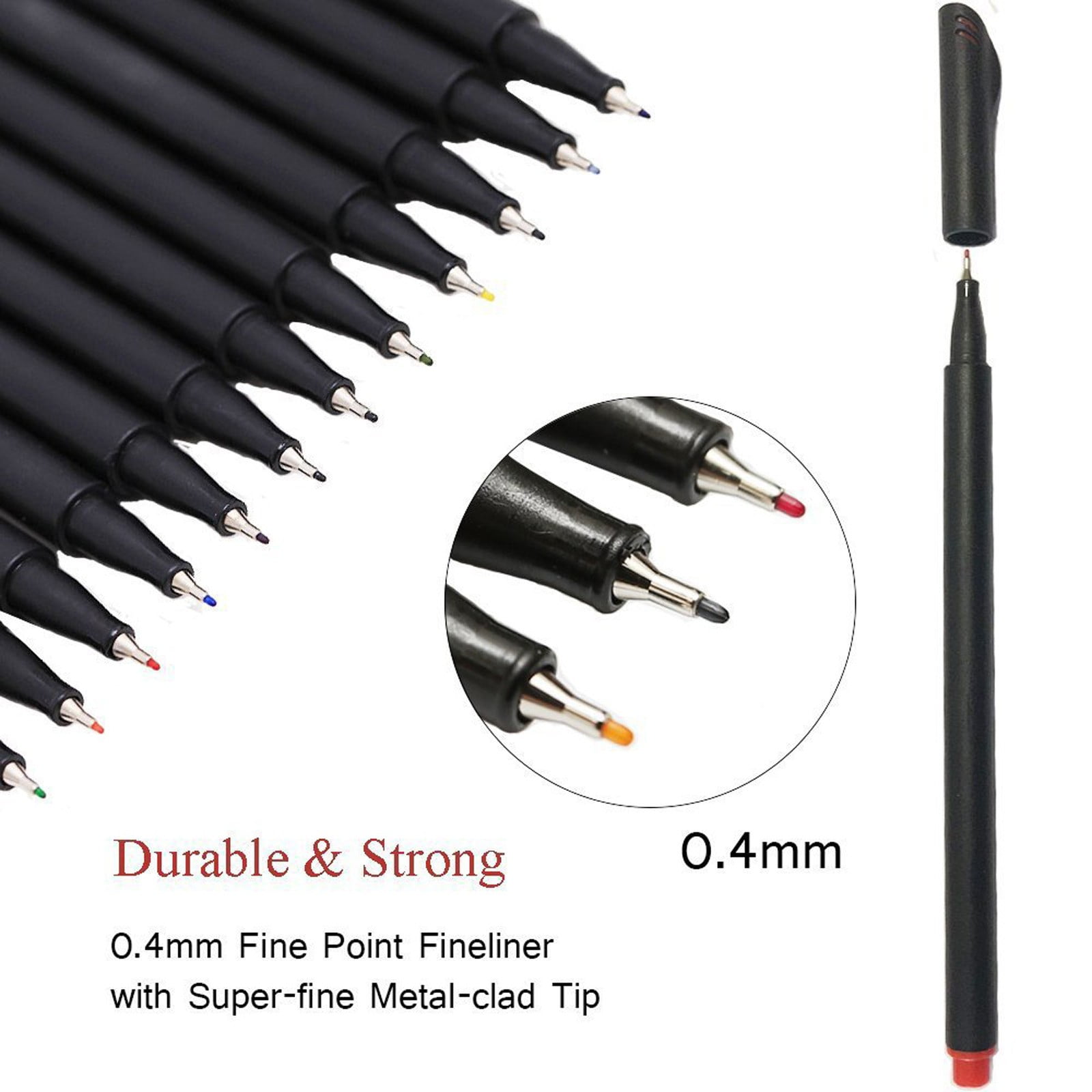 Cadorn 24 - color Ultra - fine Water - based Outline Pens - Precise & Vivid Art Tools