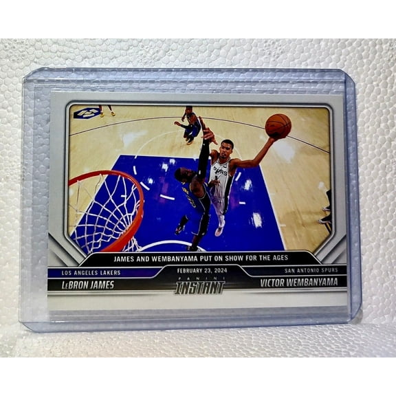Lebron James / Victor Wembanyama 2023-24 Panini #371 NBA Rookie Card 1 of 5496