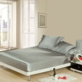 thumbnail image 1 of Xihbxyly Sábana Ajustable de Poliéster Suave y Cómoda, Ajuste Elástico Ceñido, Un Artículo Esencial para El Dormitorio, Diseño de Fácil Cuidado, Ideal para Dormitorios y Apartamentos, Tamaño 120 X 20, 1 of 2