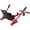 Red, variant on Hoverboard Attachment, Hoverboard Seat Attachment, Hoverboard Go Kart for Kids and Adults, Adjustable Go Kart Frame & Seat, Hoverboard Seat Compatible with 6.5”-10” Hoverboards （Black）