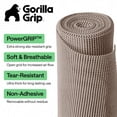 thumbnail image 3 of GORILLA GRIP Drawer Shelf Liner, Non-Adhesive Liners for Kitchen Pantry Cabinets, Easy Install, 12"x10', Beige, 3 of 10