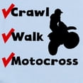 thumbnail image 2 of CafePress - Crawl Walk Motocross Body Suit - Baby Light Bodysuit, Size Newborn - 24 Months, 2 of 4