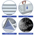 thumbnail image 5 of ModFusion White Resin Outdoor Chaise Lounge, Poolside Loungers, Adaptable Backrest, Sturdy & Lightweight, 5 of 7