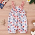 thumbnail image 7 of TOWED22 Baby Girl Summer Clothes Cute Ruffle Romper Sleeveless Rompers Dress Newborn Girls Infant Jumpsuit Clothing Watermelon Red,6-9 M, 7 of 7