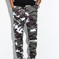 thumbnail image 3 of Oplxuo Big and Tall Men's Camouflage Cargo Pants Slim Fit Casual Stretch Outdoor Hiking Pants with Pockets, 3 of 4