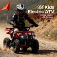 thumbnail image 3 of QEASET Electric atv Dirt Quad, 36V 500W Motor, 12-15mph Speed, Twist Grip Acceleration & Hand Operated Disc Brakes,Knobby Air Tires, Multiple Colors, Holiday Gifts, 3 of 8