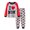 Red(love mom), variant on WIBACKER Boy Girl's Long Sleeve Cotton Pajamas Set 2-7T Kid Letter Long Sleeve Tops and Pants Sleepwear