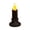 Black, variant on JWZZYD Flameless Pillar Candles, Vintage Flickering Flame LED Candle Light, Mini Tabletop Decor Lamp, Halloween Thanksgiving Christmas Seasonal Centerpiece for Indoor Table Accent(Size:M, Black)