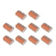 thumbnail image 4 of Terminal de abrazadera de bloque de alambre conector de cable duro flexible Conector de bloque de terminal 10 piezas Terminal de abrazadera de conductor rápido para conductividad, 4 of 7