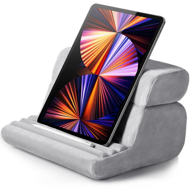 Soporte de almohada para tableta UGREEN para regazo con 3 ángulos de visión, color gris